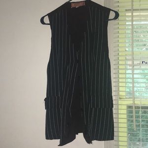 Black and White Vest